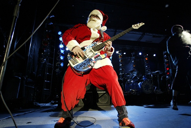 Santa ROCKS