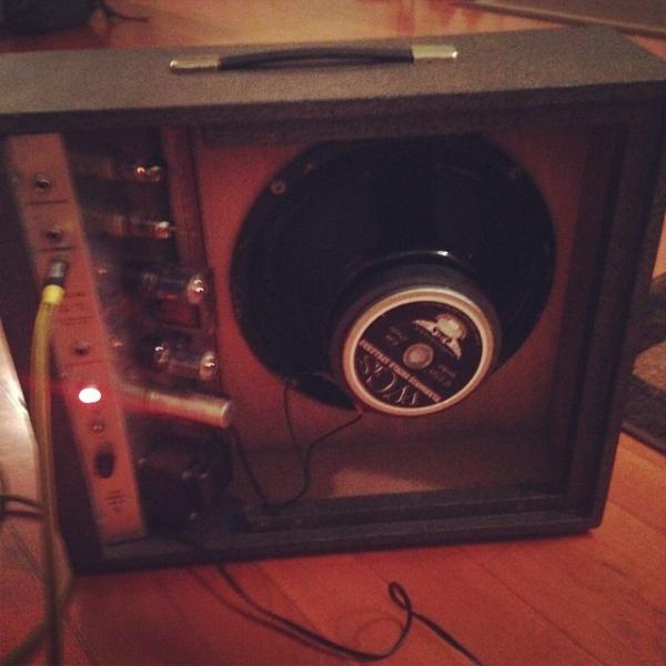 Silvertone 1484 with WGS ET-65 Speaker Upgrade