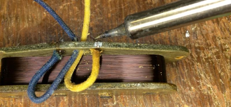 1968 Telecaster Bass pickup during Restoration