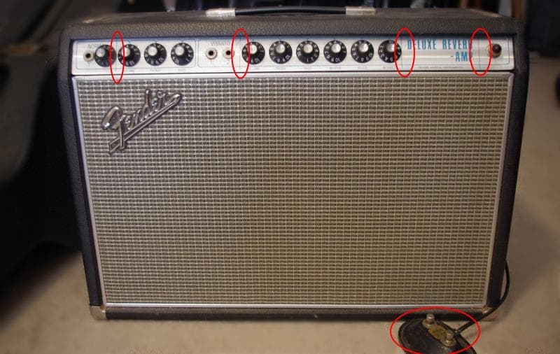 Drip Edge Fender Amp black line Deluxe Reverb 1967