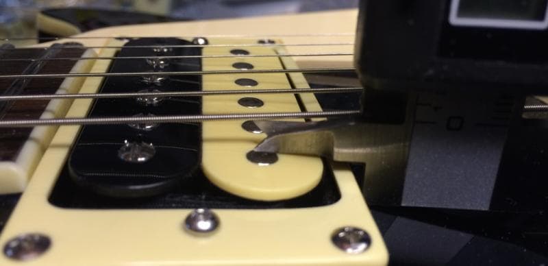 Humbucker Height adjustment setting